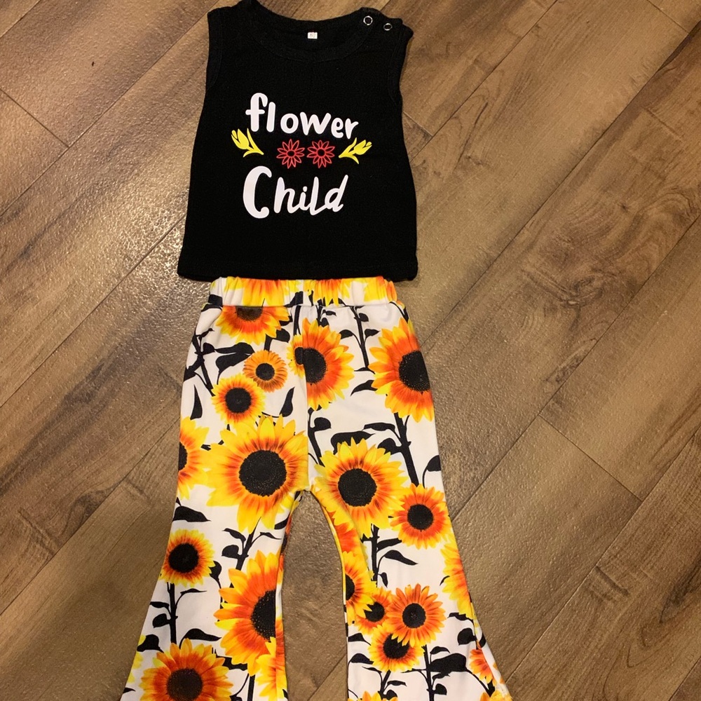 Toddler Sunflower set
